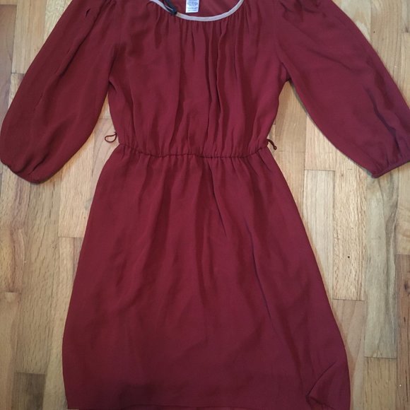 Burnt Sienna High-low Dress - Picture 2 of 6